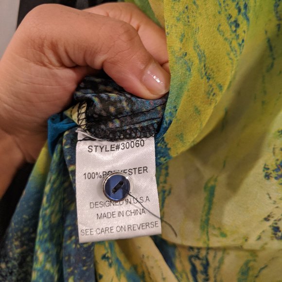 Sheer galaxy/nebula print top - Picture 5 of 6